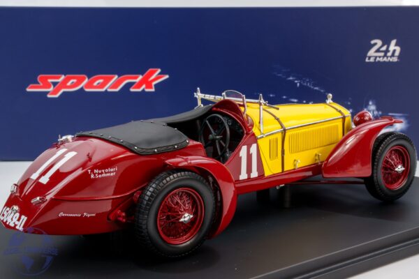 Spark - 1:18 Alfa Romeo 8C Winner 24h Le Mans 1933 Sommer, Nuvolari - Resin Model