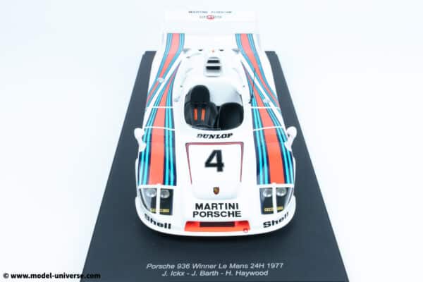 Spark 1:18 Porsche 936 No.4 Winner 24H Le Mans 1977 J. Ickx - J. Barth - H. Haywood (18LM77) - Resin Model