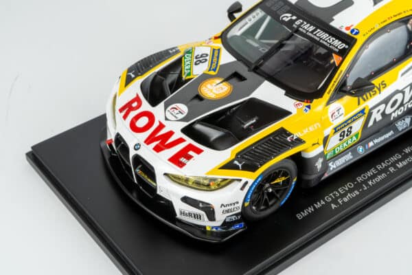 Spark - 1:18 BMW M4 GT3 EVO No.98 ROWE Winner 24h Nurburgring 2025 (18NUR2025) Limited Edition Resin Model 14 Spark - 1:18 BMW M4 GT3 EVO No.98 ROWE Winner 24h Nurburgring 2025 (18NUR2025) Limited Edition Resin Model