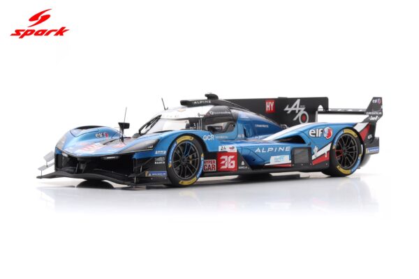 Alternative view of Spark 1:18 Alpine A424 No.36 10th Place 2025 24h Le Mans (18S1061) Resin Model