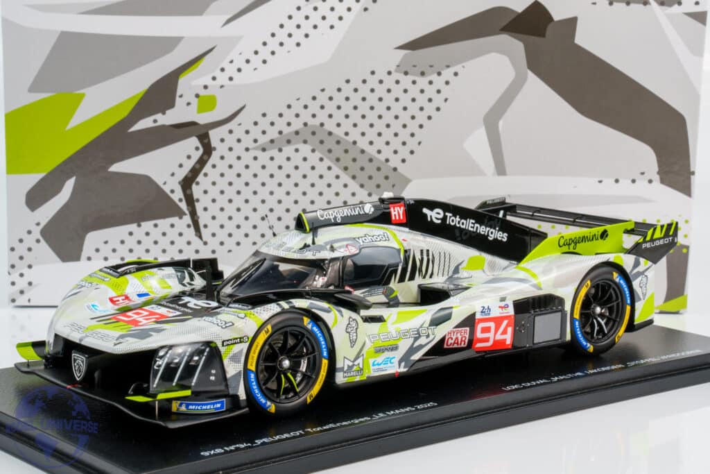 ミニカー PEUGEOT 9X8 TotalEnergies Le Mans 2025 Spark-18S1064-Peugeot-9X8-