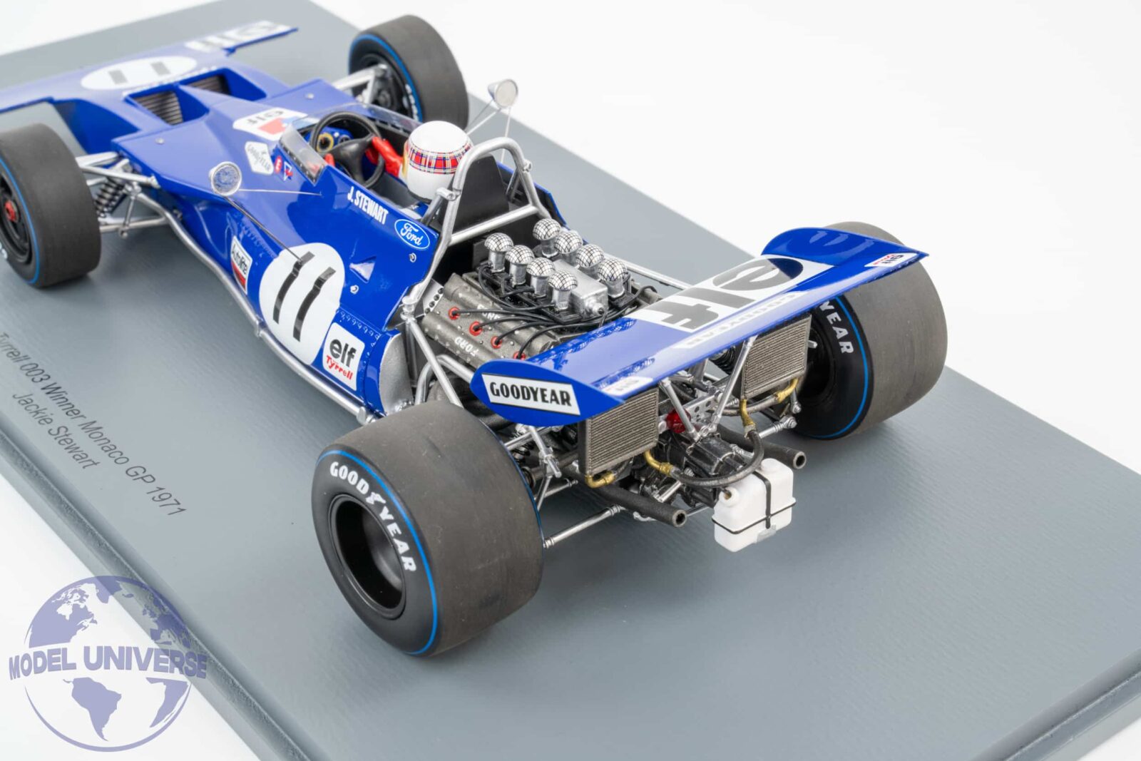 Spark - 1:18 Tyrrell 003 No.11 Jackie Stewart Winner Monaco GP