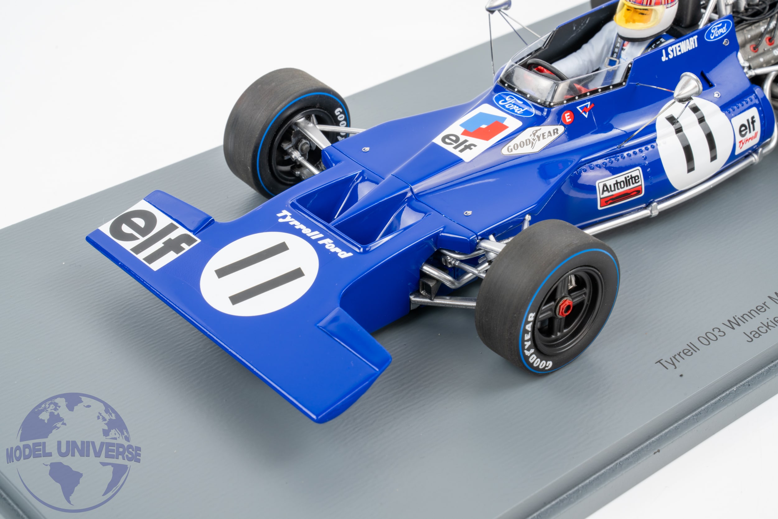 Spark - 1:18 Tyrrell 003 No.11 Jackie Stewart Winner Monaco GP
