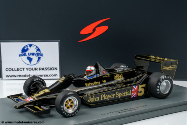 Spark 18S366 Lotus 79 Mario Andretti Winner Belgian GP 1978 09