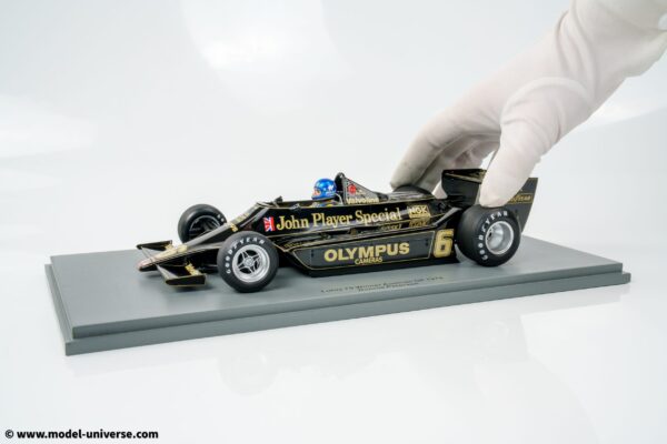 Spark - 1:18 Lotus 79 JPS No.6 Winner Austrian GP 1978 Ronnie Peterson - Resin Model 12 Spark - 1:18 Lotus 79 JPS No.6 Winner Austrian GP 1978 Ronnie Peterson - Resin Model