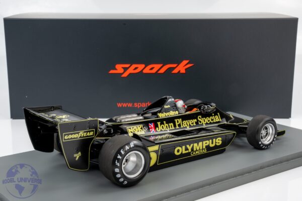 Spark - 1:18 Lotus 79 JPS No.5 Mario Andretti Winner Dutch GP 1978 - Resin Model 8 Spark 18S444 Lotus 79 Winner Dutch GP Mario Andretti 6