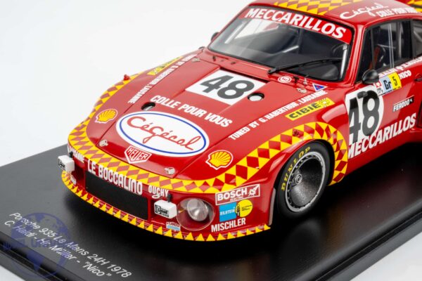 Spark - 1:18 Porsche 935 No.48 24h Le Mans 1978 C.Haldi, H.Muller, Nico - Resin Model 10 Spark - 1:18 Porsche 935 No.48 24h Le Mans 1978 C.Haldi, H.Muller, Nico - Resin Model