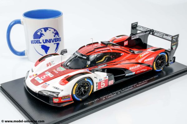 Spark - 1:18 Porsche 963 No.5 Penske 24h Le Mans 2024 - Campbell, Christensen, Makowiecki - Resin Model 12 Spark - 1:18 Porsche 963 No.5 Penske 24h Le Mans 2024 - Campbell, Christensen, Makowiecki - Resin Model