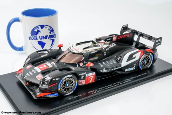 Spark - 1:18 Toyota GR010 No.7 2nd 24h Le Mans 2024 K.Kobayashi, J.Lopez, N.De Vries - Resin Model 12 Spark 18S644 Toyota GR010 Le Mans 2024 No.7 6