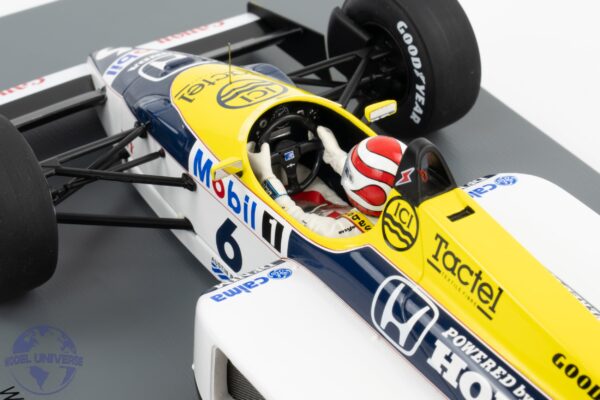 Spark - 1:18 Williams FW11 No.6 Nelson Piquet Winner Brazilian GP 1986 - Resin Model 13 Spark 18S737 1