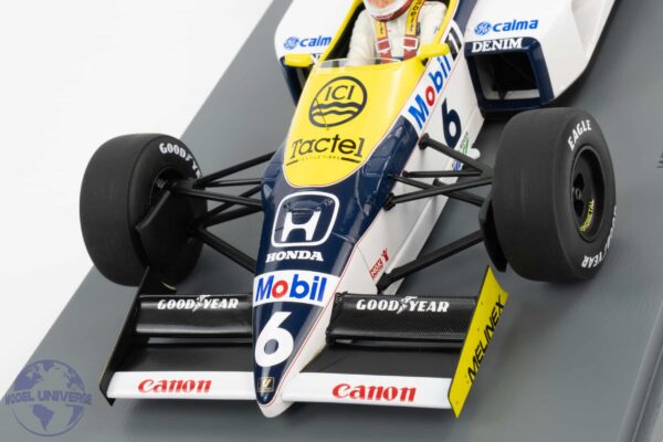 Spark - 1:18 Williams FW11 No.6 Nelson Piquet Winner Brazilian GP 1986 - Resin Model 12 Spark 18S737 4