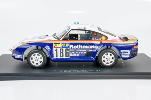 Spark - 1:18 Porsche 959 No.186 Winner Paris Dakar Rally 1986 - Metge, Lemoine - Resin Model 19 Spark - 1:18 Porsche 959 No.186 Winner Paris Dakar Rally 1986 - Metge, Lemoine - Resin Model