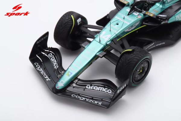 Spark 1:18 Aston Martin AMR23 F1 #14 Fernando Alonso 2nd Monaco GP 2023 (18S900) Resin Model 12 Spark 1:18 Aston Martin AMR23 F1 #14 Fernando Alonso 2nd Monaco GP 2023 (18S900) Resin Model