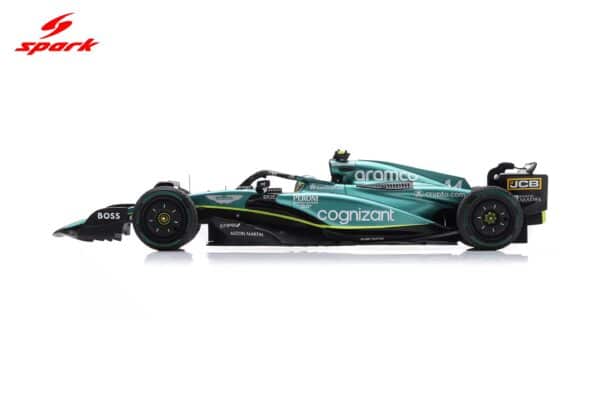 Alternative view of Spark 1:18 Aston Martin AMR23 F1 #14 Fernando Alonso 2nd Monaco GP 2023 (18S900) Resin Model
