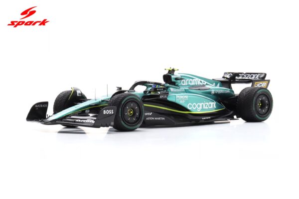 Spark 1:18 Aston Martin AMR23 F1 #14 Fernando Alonso 2nd Monaco GP 2023 (18S900) Resin Model