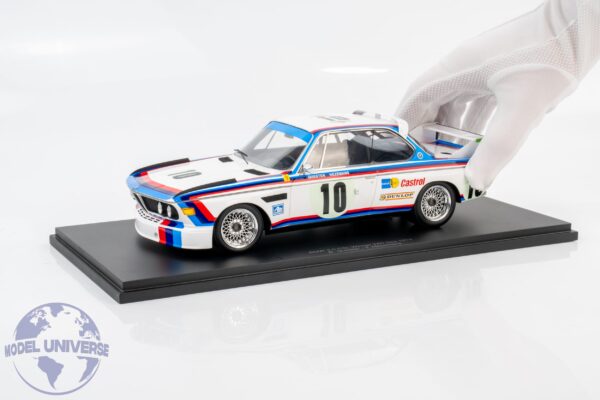 Spark - 1:18 BMW 3.0 CSL No.10 Winner 24h Spa 1973 D.Quester, T.Hezemans - Resin Model 9 Spark - 1:18 BMW 3.0 CSL No.10 Winner 24h Spa 1973 D.Quester, T.Hezemans - Resin Model