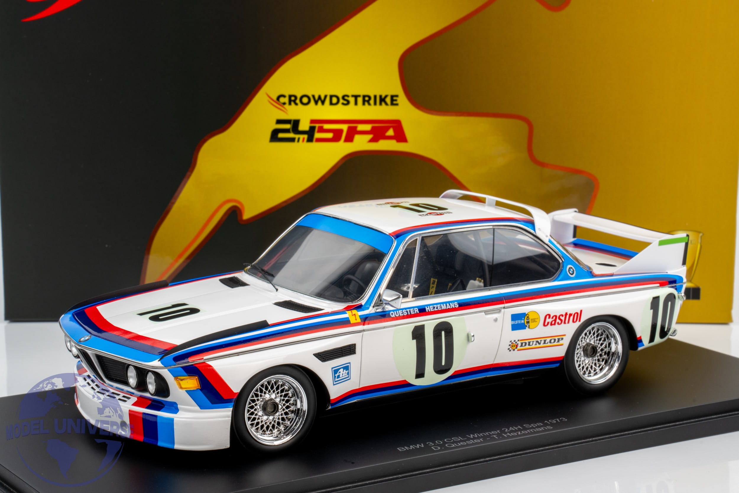 Spark - 1:18 BMW 3.0 CSL No.10 Winner 24h Spa 1973 D.Quester, T