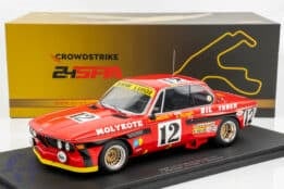 Spark 1:18 BMW 3.0CSi No.12 Winner 24H Spa 1974 - Resin Model