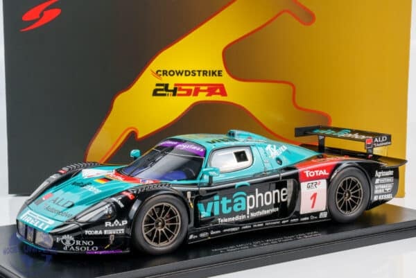 Spark - 1:18 Maserati MC12 GT1 No.1 Winner 24h Spa 2006 - Bertolini, Poele, Bartels - Resin Model