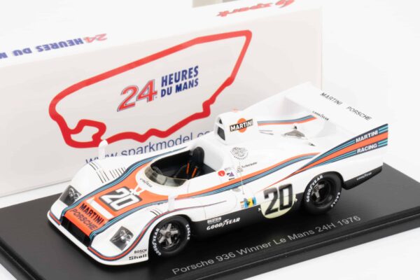 Spark - 1:43 Porsche 936 No.20 Winner 24H Le Mans 1976 Jacky Ickx - Gijs van Lennep - Resin Model