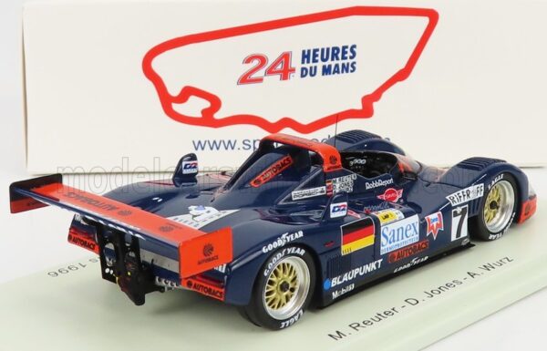 Spark 1:43 Joest-Porsche WSC No.7 Winner 24h Le Mans 1996 (43LM96) Resin Model 12 Spark 1:43 Joest-Porsche WSC No.7 Winner 24h Le Mans 1996 (43LM96) Resin Model