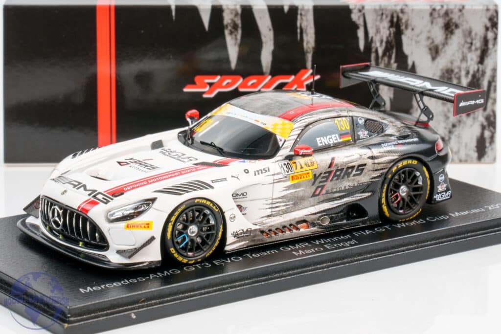 ミニカー spark 1/43 amg gt3 evo GMR no,130 Spark - 1:43 Mercedes-AMG GT3 EVO No.130 Winner GT World Cup Macau