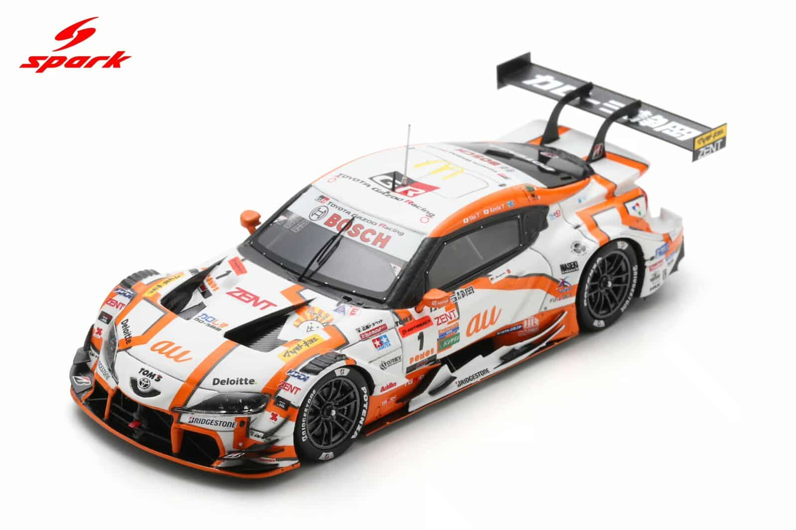 Spark 1:43 Toyota GR Supra GT No.1 TGR Team au TOM'S Sho Tsuboi