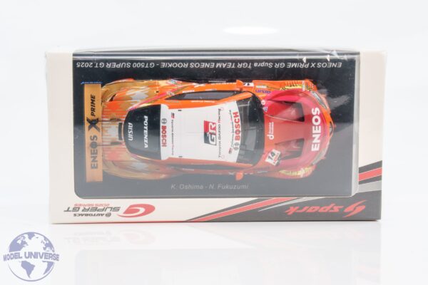 Spark - 1:43 Toyota GR Supra Eneos No.14 Oshima, Fukuzumi Super GT500 2025 - Resin Model 5 Spark - 1:43 Toyota GR Supra Eneos No.14 Oshima, Fukuzumi Super GT500 2025 - Resin Model