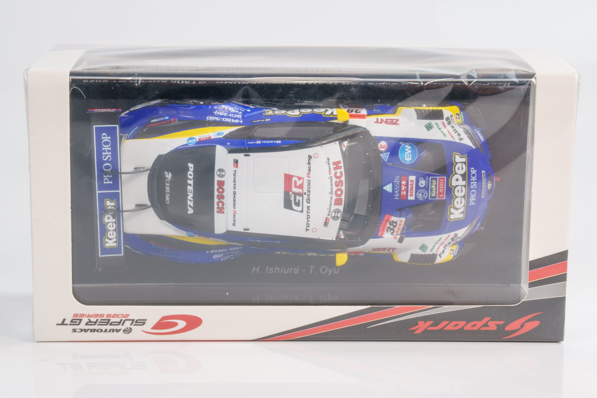 Spark - 1:43 Toyota GR Supra TGR KeePer No.38 Ishiura, Oyu Super GT500 2025 - Resin Model 2 Spark - 1:43 Toyota GR Supra TGR KeePer No.38 Ishiura, Oyu Super GT500 2025 - Resin Model