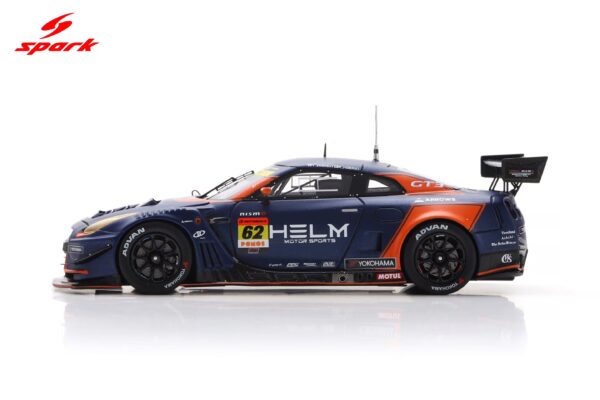 Spark 1:43 HELM MOTORSPORTS GT-R No.62 Yuya Hiraki / Reiji Hiraki GT300 Super GT 2025 (43SGT25062) Resin Model 9 Spark 1:43 HELM MOTORSPORTS GT-R No.62 Yuya Hiraki / Reiji Hiraki GT300 Super GT 2025 (43SGT25062) Resin Model