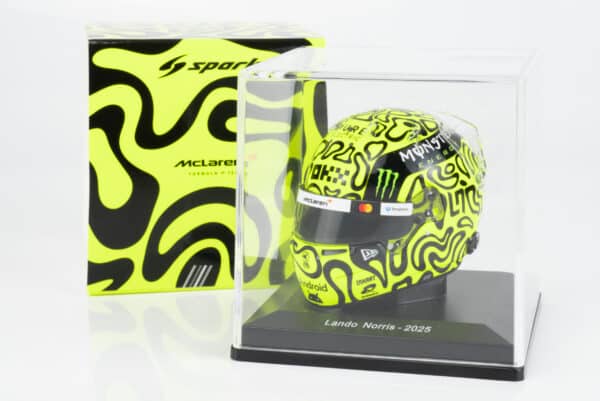 Alternative view of Spark 1:5 Lando Norris McLaren F1 Helmet 2025 Season (5HF188) Helmet Replica
