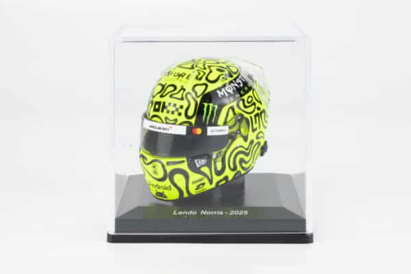 Spark 1:5 Lando Norris McLaren F1 Helmet 2025 Season (5HF188) Helmet Replica 11 Spark 1:5 Lando Norris McLaren F1 Helmet 2025 Season (5HF188) Helmet Replica