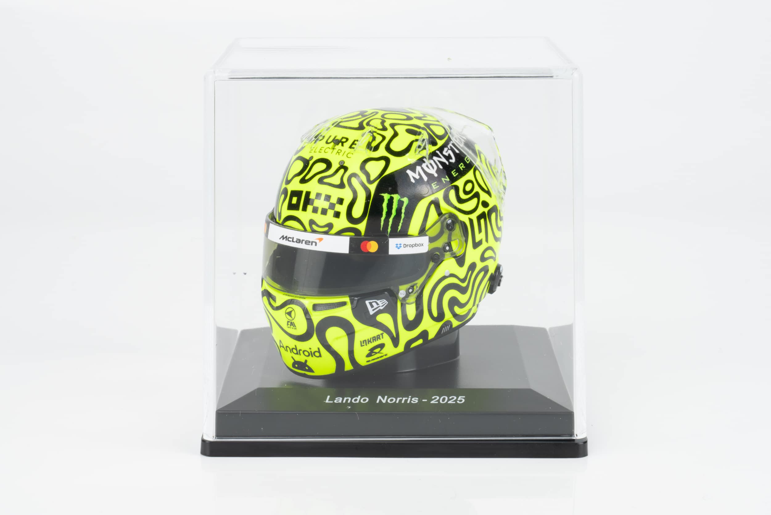 Spark 1:5 Lando Norris McLaren F1 Helmet 2025 Season (5HF188) Helmet Replica 5 Spark 1:5 Lando Norris McLaren F1 Helmet 2025 Season (5HF188) Helmet Replica - Image 5
