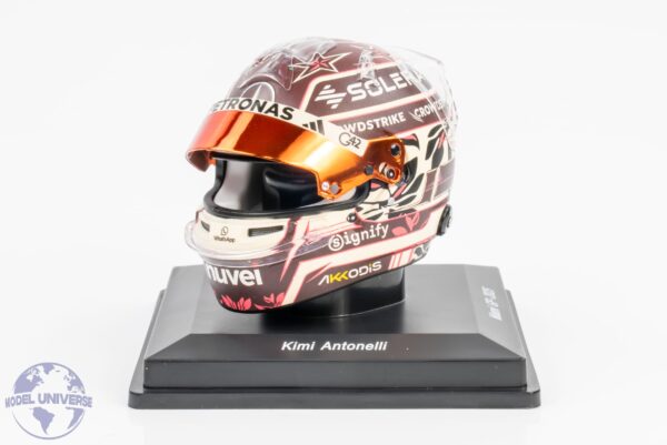 Spark - 1:5 Kimi Antonelli Mercedes F1 Miami GP 2025 Helmet - Resin Model 9 Spark - 1:5 Kimi Antonelli Mercedes F1 Miami GP 2025 Helmet - Resin Model