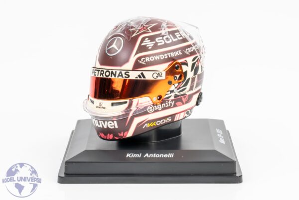 Spark - 1:5 Kimi Antonelli Mercedes F1 Miami GP 2025 Helmet - Resin Model 8 Spark - 1:5 Kimi Antonelli Mercedes F1 Miami GP 2025 Helmet - Resin Model