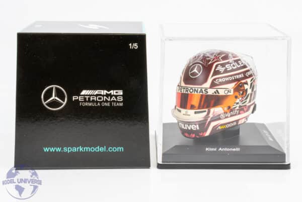 Spark - 1:5 Kimi Antonelli Mercedes F1 Miami GP 2025 Helmet - Resin Model
