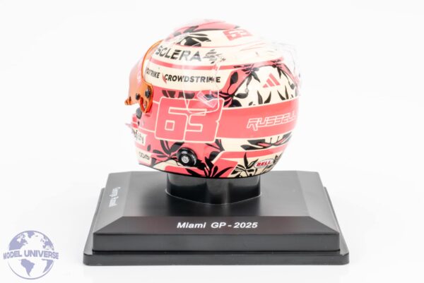 Spark - 1:5 George Russell Mercedes F1 Miami GP 2025 Helmet - Resin Model 12 Spark - 1:5 George Russell Mercedes F1 Miami GP 2025 Helmet - Resin Model