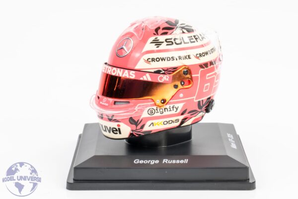 Spark - 1:5 George Russell Mercedes F1 Miami GP 2025 Helmet - Resin Model 10 Spark - 1:5 George Russell Mercedes F1 Miami GP 2025 Helmet - Resin Model
