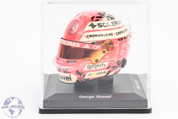 Spark - 1:5 George Russell Mercedes F1 Miami GP 2025 Helmet - Resin Model 9 Spark - 1:5 George Russell Mercedes F1 Miami GP 2025 Helmet - Resin Model