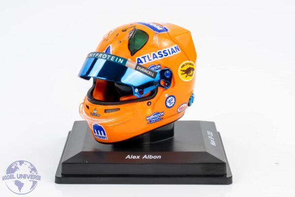 Spark - 1:5 Alexander Albon Williams Miami GP 2025 - Helmet Replica 11 Spark - 1:5 Alexander Albon Williams Miami GP 2025 - Helmet Replica