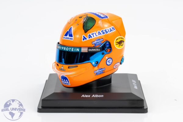 Spark - 1:5 Alexander Albon Williams Miami GP 2025 - Helmet Replica 10 Spark - 1:5 Alexander Albon Williams Miami GP 2025 - Helmet Replica