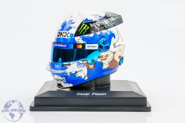 Spark - 1:5 Oscar Piastri McLaren Japanese GP 2025 - Helmet Replica 9 Spark - 1:5 Oscar Piastri McLaren Japanese GP 2025 - Helmet Replica