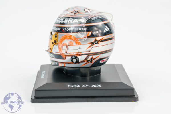 Spark - 1:5 Kimi Antonelli Mercedes British GP 2025 - Helmet Replica 12 Spark - 1:5 Kimi Antonelli Mercedes British GP 2025 - Helmet Replica