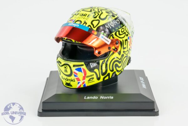 Spark - 1:5 Lando Norris McLaren British GP 2025 - Helmet Replica 12 Spark - 1:5 Lando Norris McLaren British GP 2025 - Helmet Replica