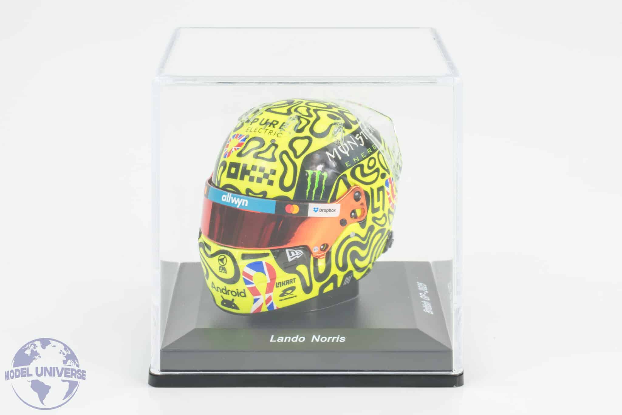 Casque Helmet Norris Mclaren British GP 2022 Neon Bell 1/2