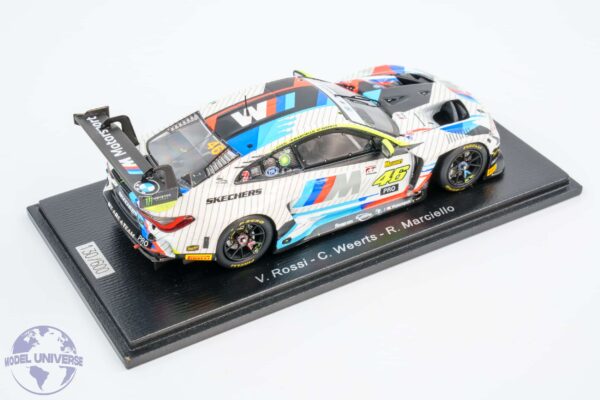Spark - 1:43 BMW M4 GT3 No.46 Team WRT 2nd Bathurst 12h 2025 - Valentino Rossi - Limited Resin Model 11 Spark - 1:43 BMW M4 GT3 No.46 Team WRT 2nd Bathurst 12h 2025 - Valentino Rossi - Limited Resin Model