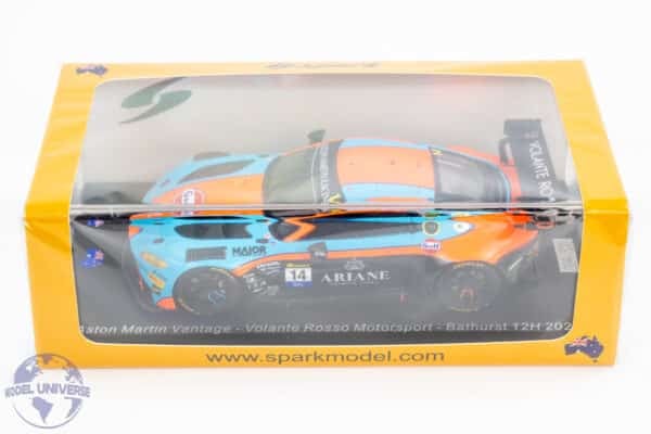 Spark - 1:43 Aston Martin Vantage No.14 Volante Rosso Bathurst 12h 2025 - J.Day, M.Villagomez, J.Robotham - Limited Edition Resin Model