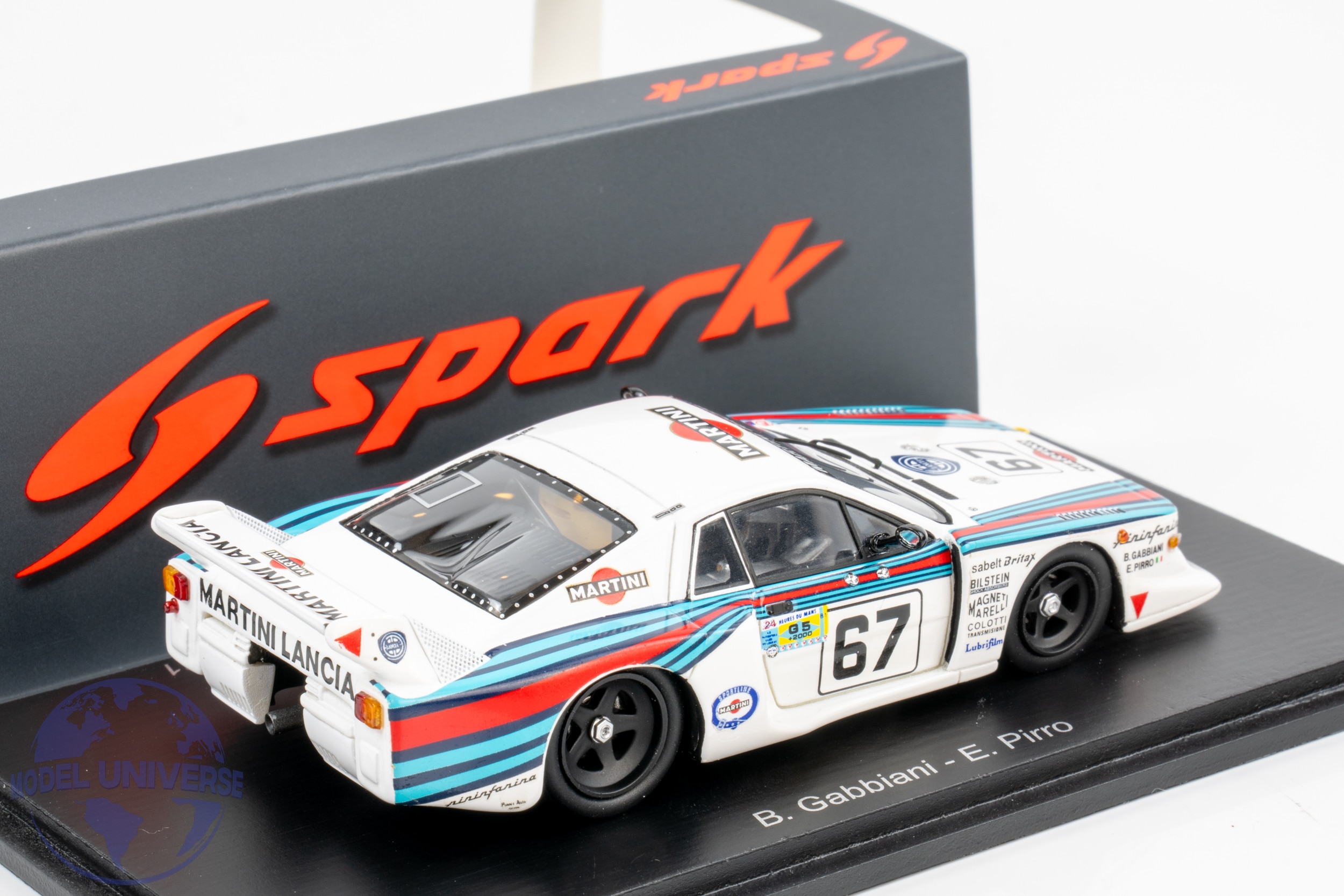 スパーク1/43 Lancia Beta Montecarlo Turbo Spark - 1:43 Lancia Beta Montecarlo Turbo Martini No.67 24h Le