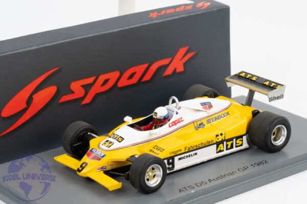 Spark - 1:43 ATS D5 No.9 Austrian GP 1982 Manfred Winkelhock - Resin Model