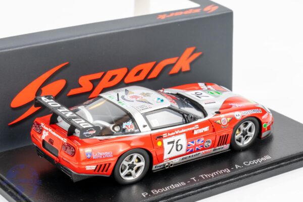 Spark - 1:43 Chevrolet Corvette Callaway No.76 Le Mans 24H 1995 - P. Bourdais - A. Copelli - T. Thyrring - Resin Model 6 Spark S4382 Chevrolet Corvette Callaway Le Mans 1995 2